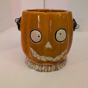 Yankee Candle Boney Bunch Candy Buzz Orange Pumpkin Ceramic Candle Holder